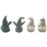 CERAMIC SANTA CLAUS CHRISTMAS BALL 7.8 CM 1 pc - Image 4