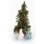 CERAMIC SANTA CLAUS CHRISTMAS BALL 7.8 CM 1 pc - Image 8