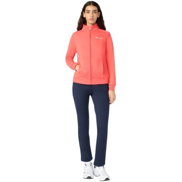Champion Full Zip Suit Womens Tracksuit Orange and Navy Blue 118289 RS073