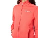 Champion Full Zip Suit Womens Tracksuit Orange and Navy Blue 118289 RS073 - Image 4