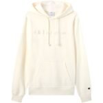 Champion Hooded Sweatshirt Cream 220782 YS084 - Image 2
