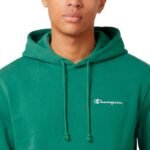 Champion Hooded Sweatshirt Green 221791 GS108 - Image 4