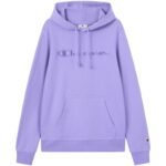 Champion Hooded Sweatshirt Mens Purple 220782 VS024 - Image 2