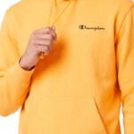Champion Hooded Sweatshirt Yellow 221791 YS164 - Image 4