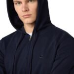 Champion Mens Full Zip Hoodie Sweatshirt Navy Blue 220786 BS501 - Image 4