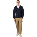 Champion Mens Full Zip Hoodie Sweatshirt Navy Blue 220786 BS501 - Image 5
