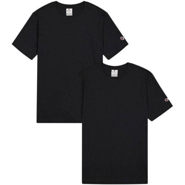 Champion Mens Short Sleeve T-shirt 2-pack black 220267 KK001