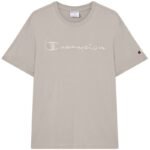 Champion SS Tee Beige Mens T-Shirt 220273 ES035 - Image 2