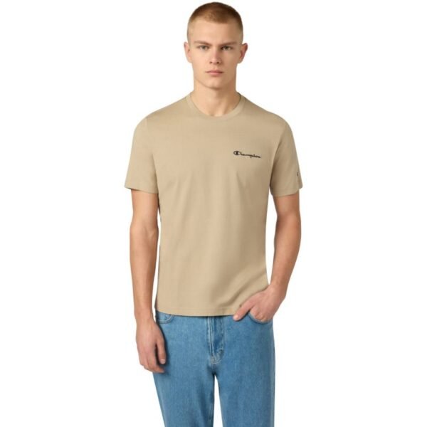 Champion SS Tee Beige Mens T-Shirt 221798 MS041