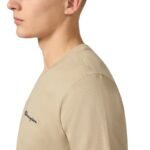 Champion SS Tee Beige Mens T-Shirt 221798 MS041 - Image 4