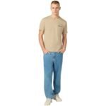 Champion SS Tee Beige Mens T-Shirt 221798 MS041 - Image 5