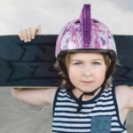 CHILDRENS ADJUSTABLE CYCLING HELMET NO FEAR MOHAWK SIZE (48-52CM) WHITE/PURPLE - Image 4