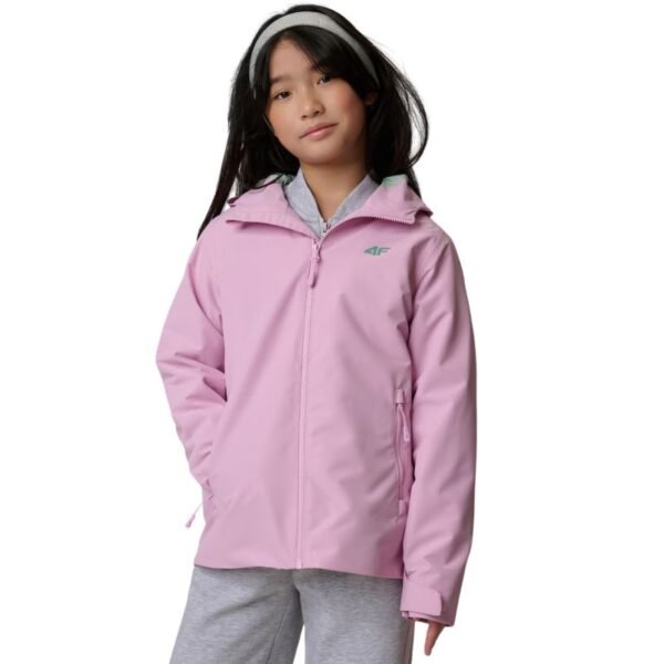 Childrens jacket 4F U0959 light purple 4FJWSS26TTJAU0959 52S