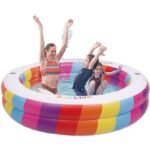 CHILDRENS POOL 2-RING RAINBOW 187x42.5CM 51457 - Image 4