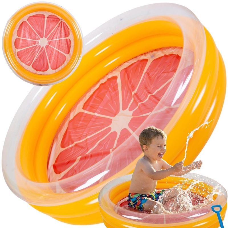 lupin-wear-ca-children-s-pool-3-ring-grapefruit-168x38cm-51625-2485045 Childrens pool 3-ring Grapefruit 168x38cm 51625 - Image 1