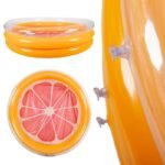 Childrens pool 3-ring Grapefruit 168x38cm 51625 - Image 3
