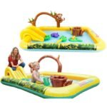 CHILDRENS POOL PLAYGROUND ANIMALS 214x167CM 51223
