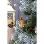 CHRISTMAS ANGEL PENDANT GOLD 7CM - Image 4
