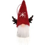 CHRISTMAS DECORATIVE PENDANT 9CM RED SANTA CLAUS - Image 3