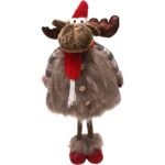 CHRISTMAS DECORATIVE PLUSH REINDEER 62-67CM - Image 2