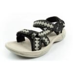 CMP Hamal womens sandals with Velcro fastening and trekking sole, green - Image 3