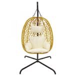 COCOON HANGING CHAIR 105x195CM BROWN