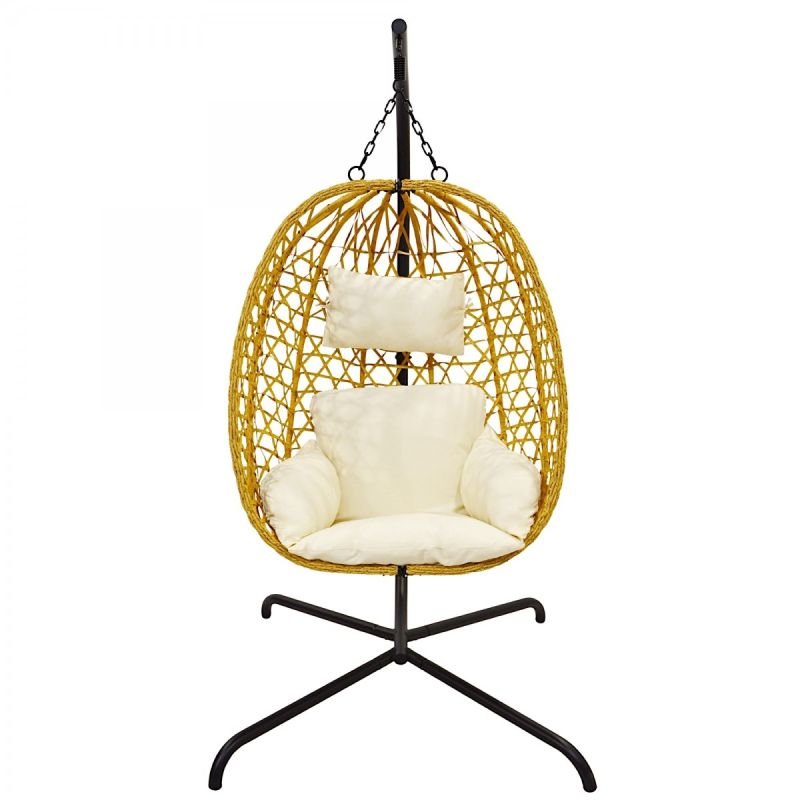 lupin-wear-ca-cocoon-hanging-chair-105x195cm-brown-2004375 COCOON HANGING CHAIR 105x195CM BROWN - Image 1