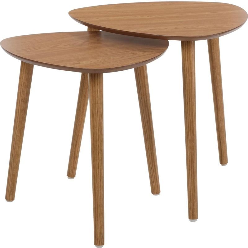 lupin-wear-ca-coffee-side-table-set-with-wooden-top-2004368 COFFEE SIDE TABLE SET WITH WOODEN TOP - Image 1