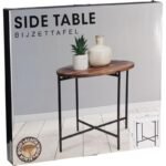 COFFEE TABLE WOODEN TOP 48x38CM - Image 2