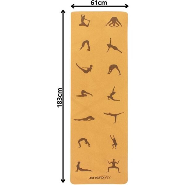 CORK YOGA MAT 183x61x0.4CM ENERO FIT