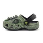CROCS CLASSIC IAM SCARY DINO CLOG T KIDS BLACK 211372-001 - Image 4
