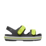 Crocs Crocband Cruiser Graphite Yellow Childrens Sandals 209423 1NJ