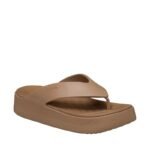 Crocs Getaway Platform Flip Womens Sandals Brown 209410 2JJ - Image 2