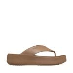 Crocs Getaway Platform Flip Womens Sandals Brown 209410 2JJ