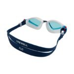Crowell GS20 Flo Swimming Goggles White and Blue - Image 2