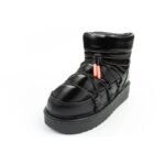 D.Franklin womens snow boots winter fashionable insulated ankle boots black - Image 3