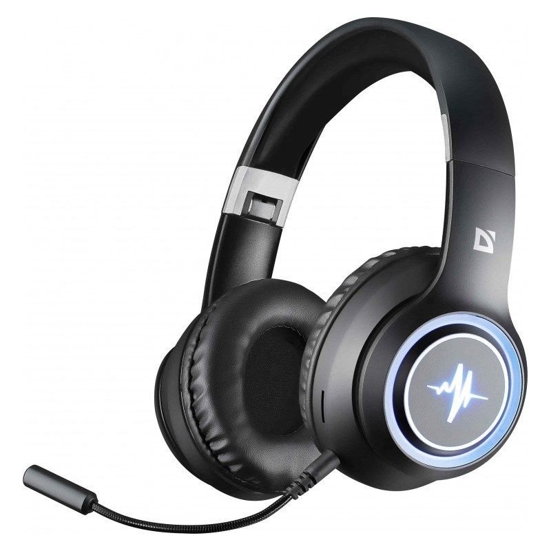 lupin-wear-ca-defender-bluetooth-freemotion-headphones-b571-black-led-2339659 Defender Bluetooth Freemotion Headphones B571 Black LED - Image 1