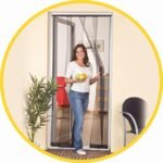 DOOR MOSQUITO NET 100X220 SLAT POLYESTER + VELCRO TAPE - Image 7