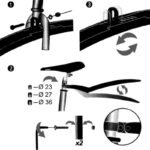 DUNLOP 24-26 INCH MTB FENDER SET - Image 2
