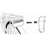 DUNLOP 3 LED SMD REAR BIKE LIGHT DYNAMO POWERED - Image 2