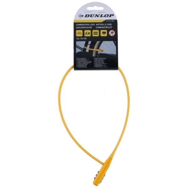 DUNLOP YELLOW CODE STRAP BIKE LOCK