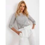 Ecru classic Giulia ankle-length fabric trousers (DHJ-SP-12787.21X) - Image 5