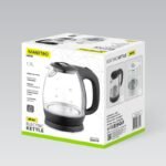 Electric glass kettle 2200W MR-063-BLACK MAESTRO - Image 4