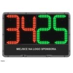 Electronic player substitution board - single-sided