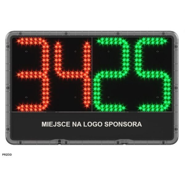 Electronic player substitution board - single-sided