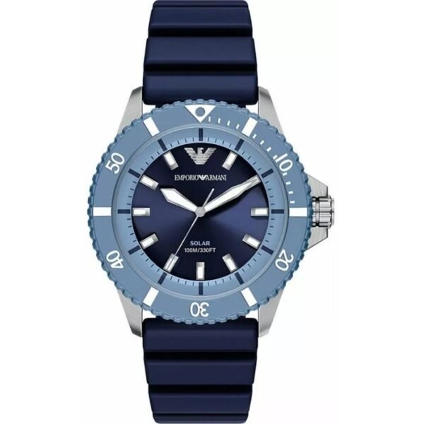 EMPORIO ARMANI World Explorer Solar AR11785 Mens Watch + BOX