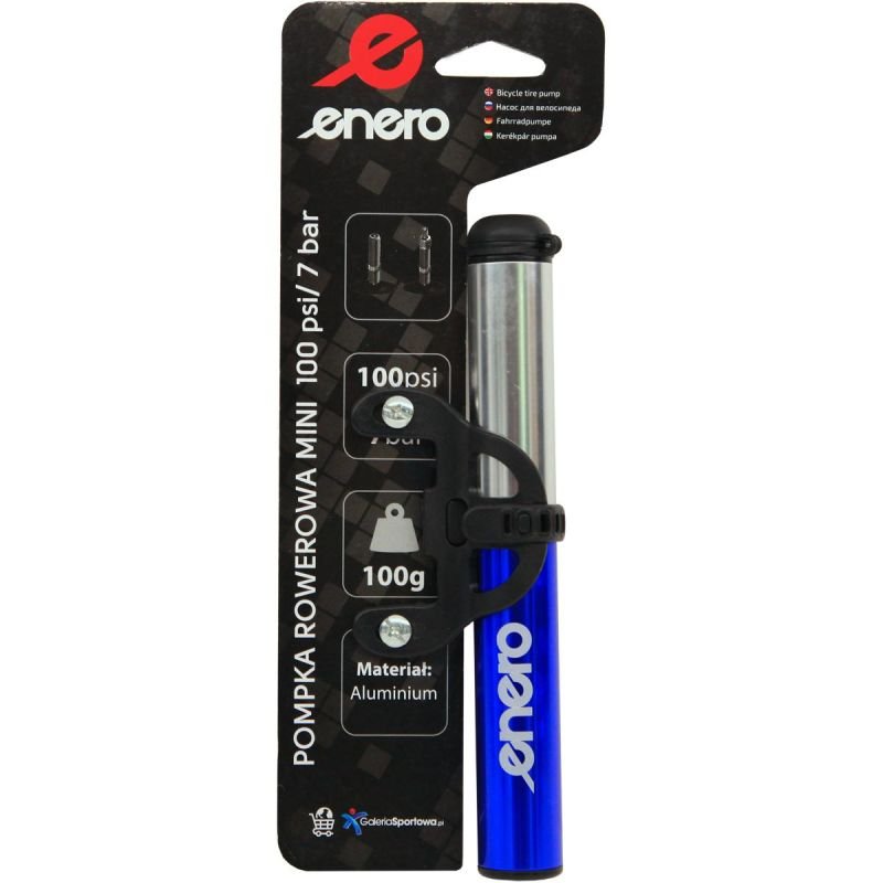 lupin-wear-ca-enero-aluminum-bicycle-pump-22x191mm-blue-1033136-1839214 ENERO ALUMINUM BICYCLE PUMP 22x191MM BLUE 1033136 - Image 1