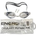 ENERO BLACK SWIMMING GOGGLES WITH PLUGS - Image 2