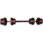 ENERO FIT ADJUSTABLE TRAINING DUMBBELLS 2x10KG WITH BARBELL FUNCTION