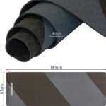 ENERO FIT ANTI-SLIP TPE YOGA AND FITNESS MAT, GRAY-BLACK - Image 5
